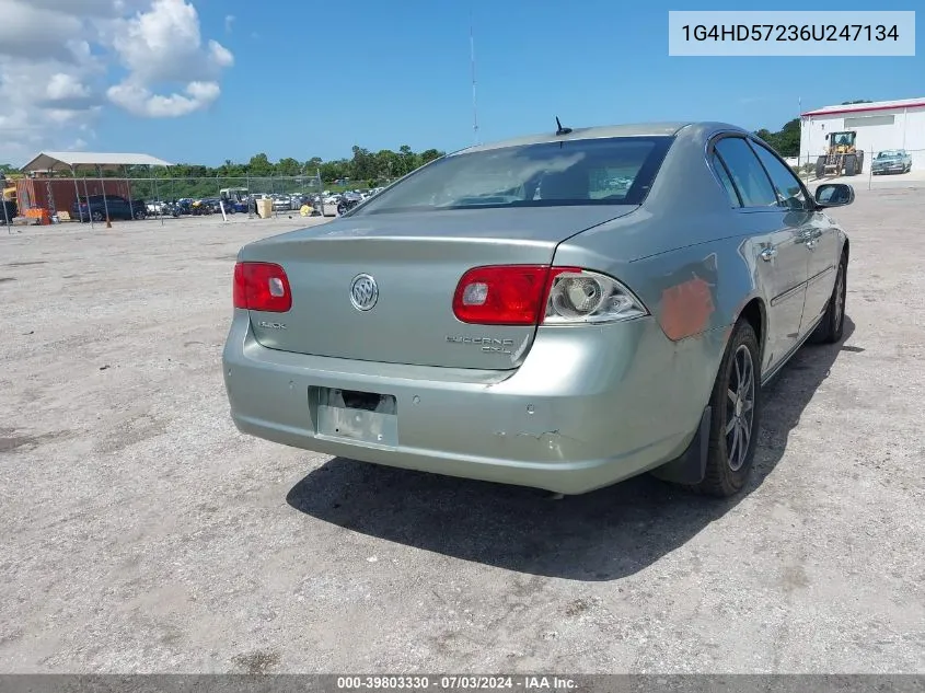 2006 Buick Lucerne Cxl VIN: 1G4HD57236U247134 Lot: 39803330