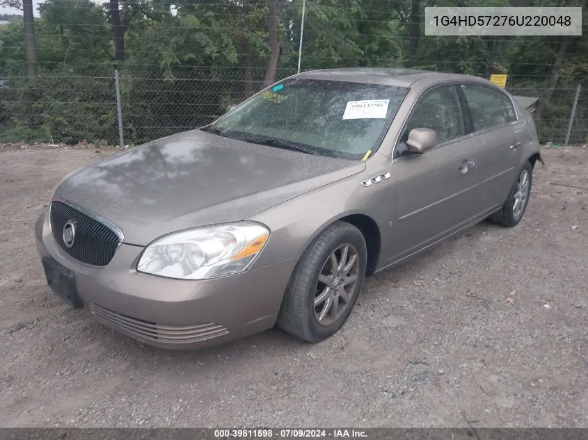 1G4HD57276U220048 2006 Buick Lucerne Cxl