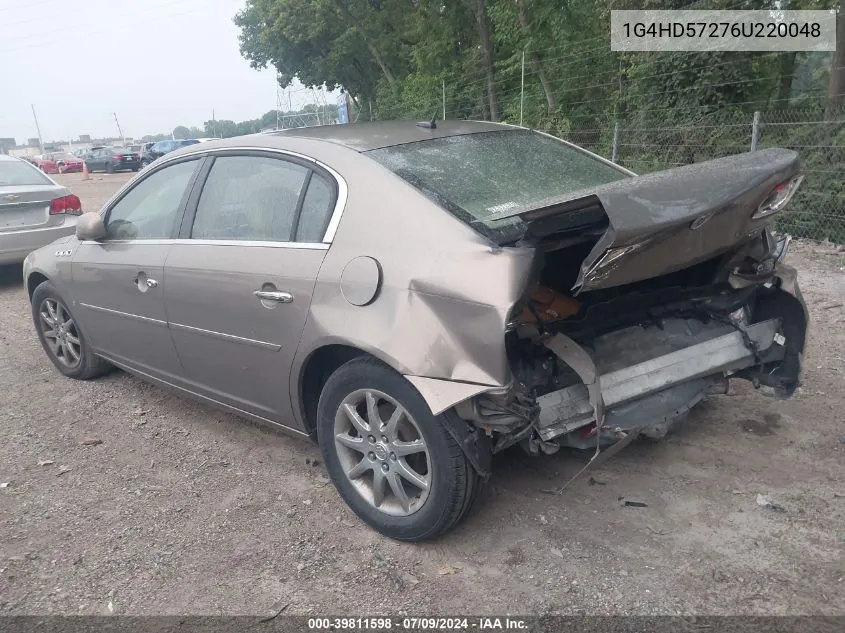 1G4HD57276U220048 2006 Buick Lucerne Cxl