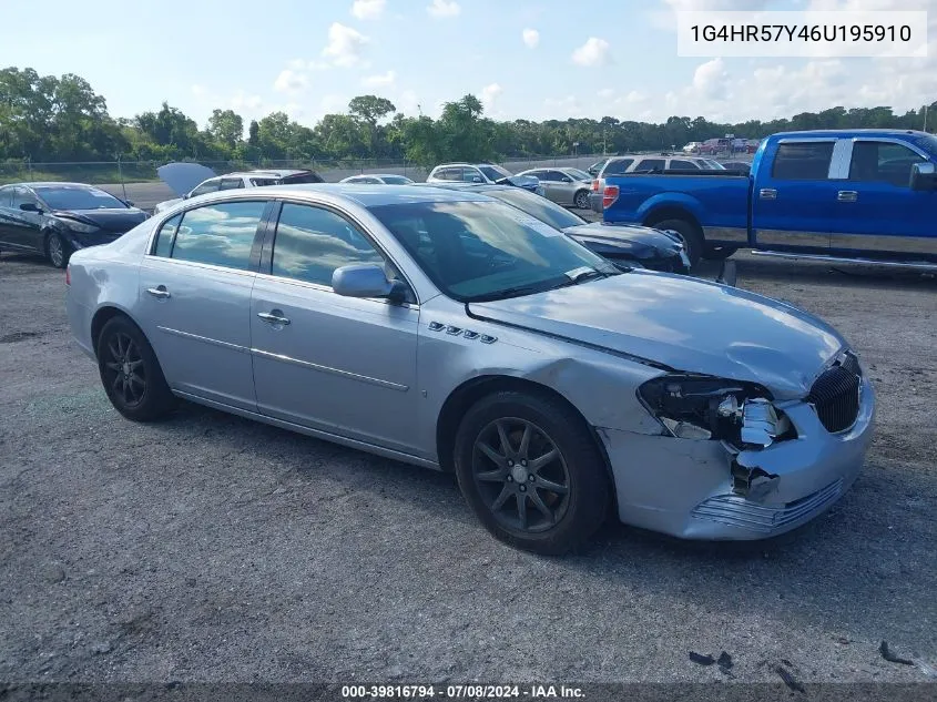 2006 Buick Lucerne Cxl VIN: 1G4HR57Y46U195910 Lot: 39816794