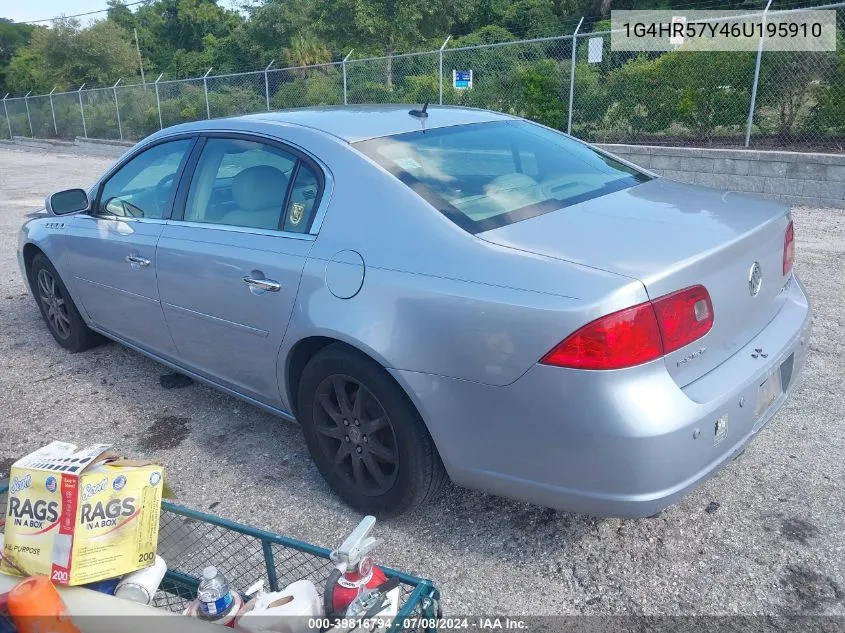 1G4HR57Y46U195910 2006 Buick Lucerne Cxl