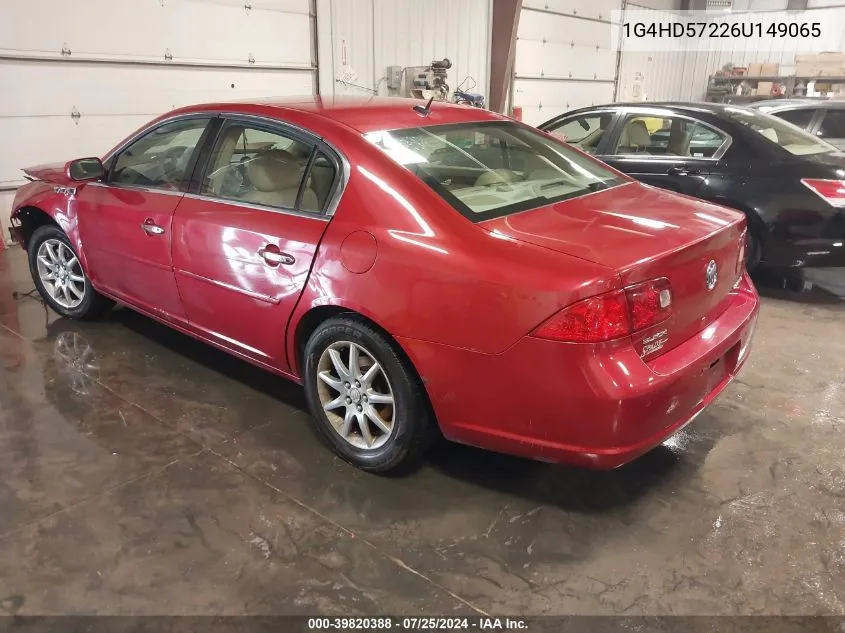 1G4HD57226U149065 2006 Buick Lucerne Cxl