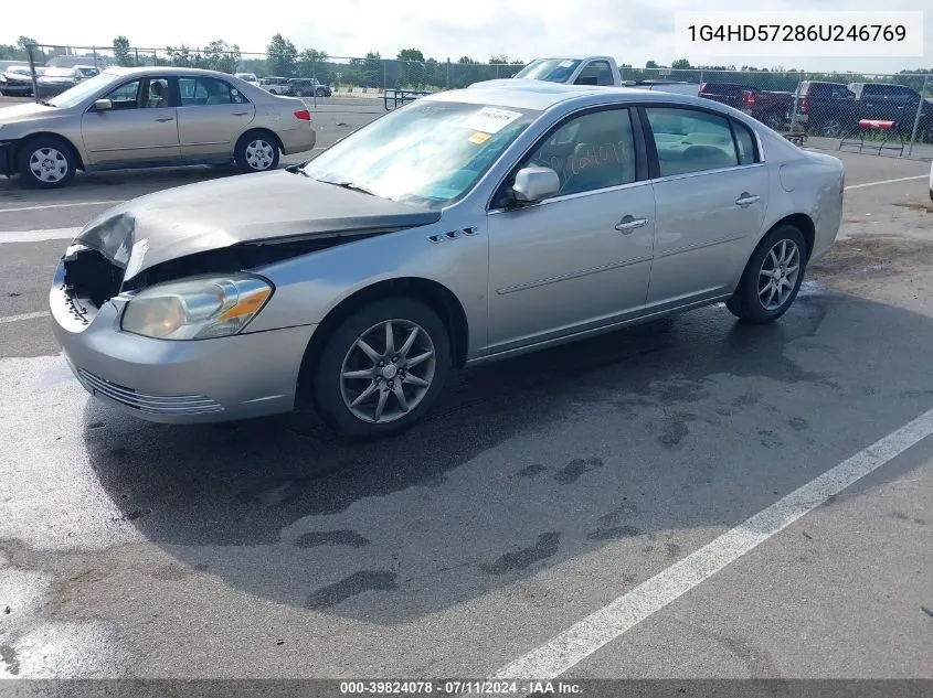 2006 Buick Lucerne Cxl VIN: 1G4HD57286U246769 Lot: 39824078