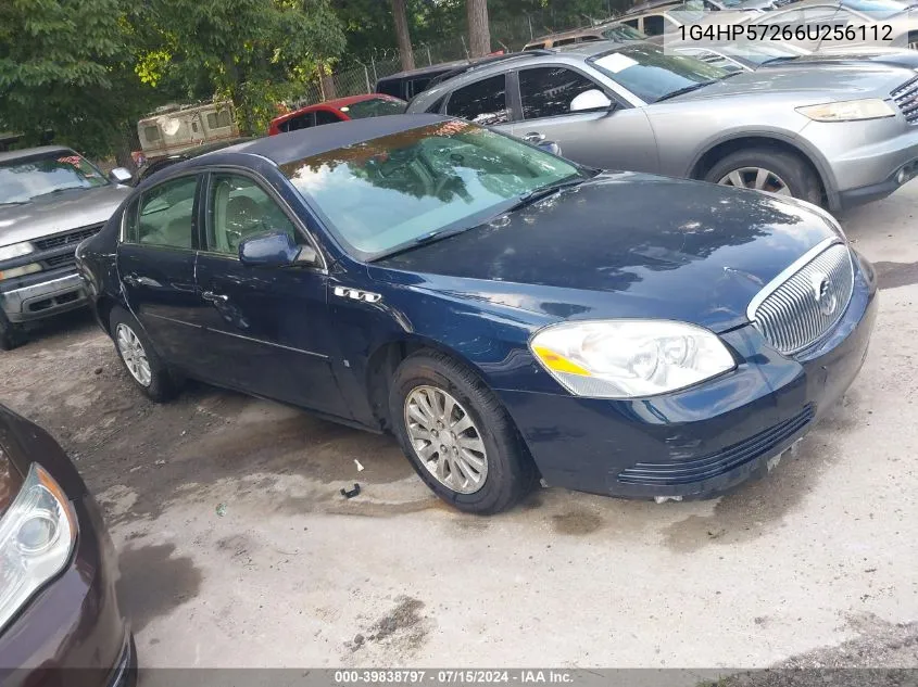 2006 Buick Lucerne Cx VIN: 1G4HP57266U256112 Lot: 39838797