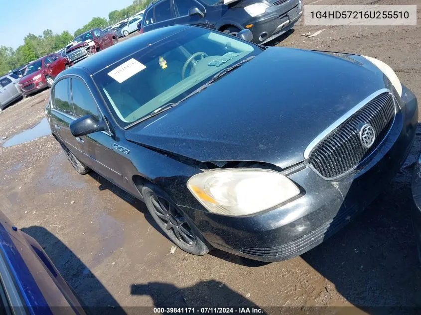 1G4HD57216U255510 2006 Buick Lucerne Cxl