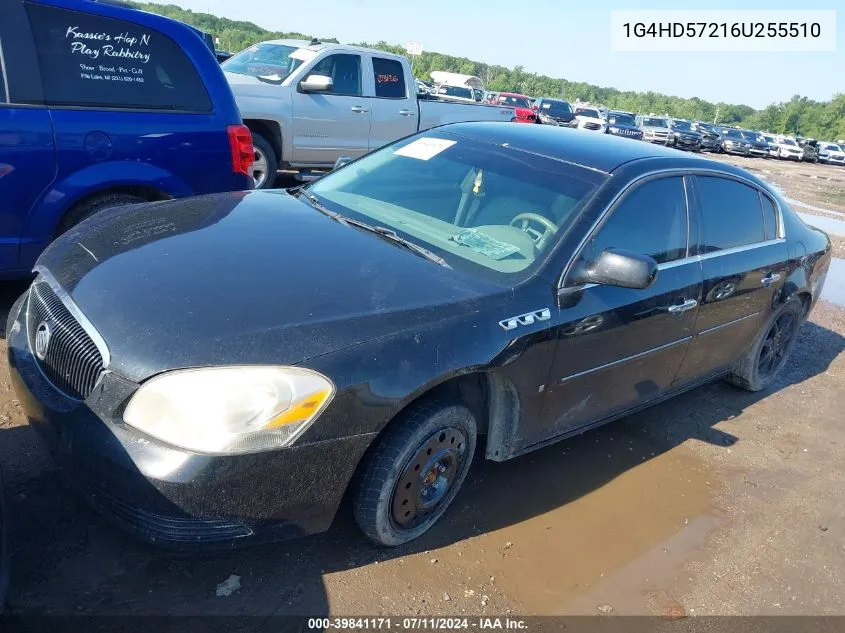 1G4HD57216U255510 2006 Buick Lucerne Cxl