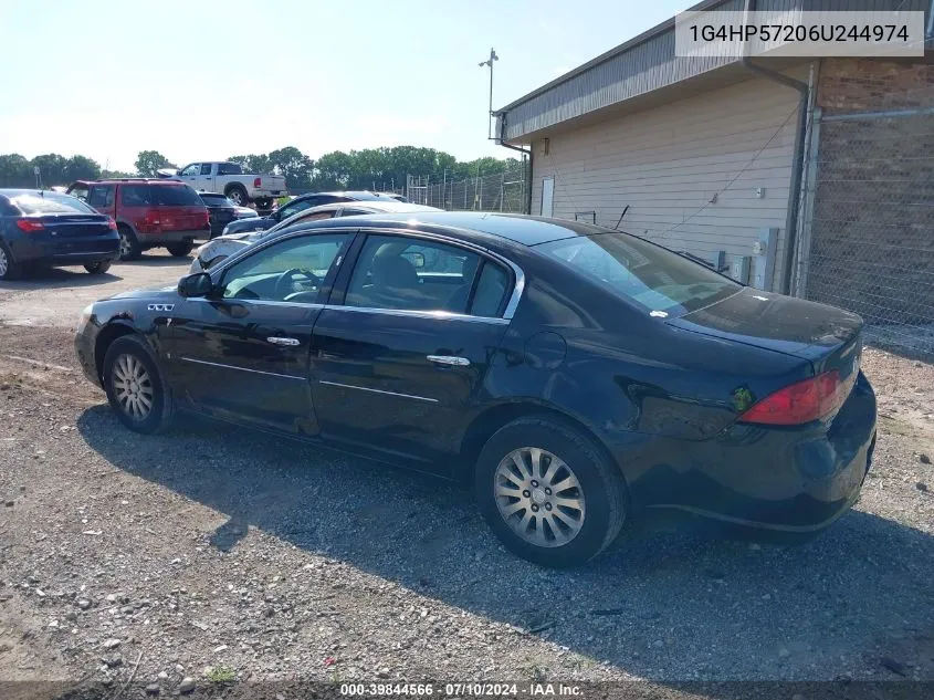 2006 Buick Lucerne Cx VIN: 1G4HP57206U244974 Lot: 39844566