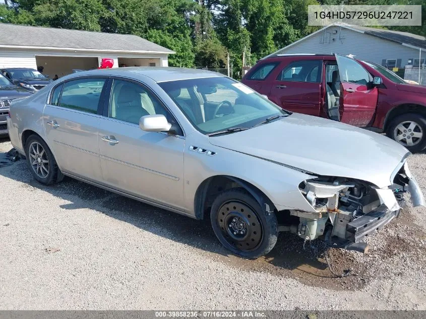 2006 Buick Lucerne Cxl VIN: 1G4HD57296U247221 Lot: 39858236