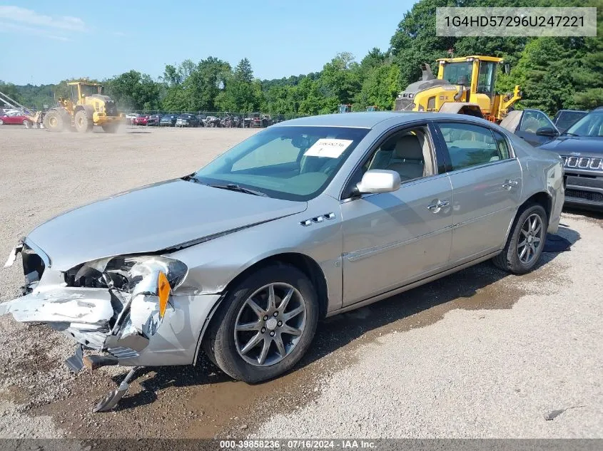 2006 Buick Lucerne Cxl VIN: 1G4HD57296U247221 Lot: 39858236