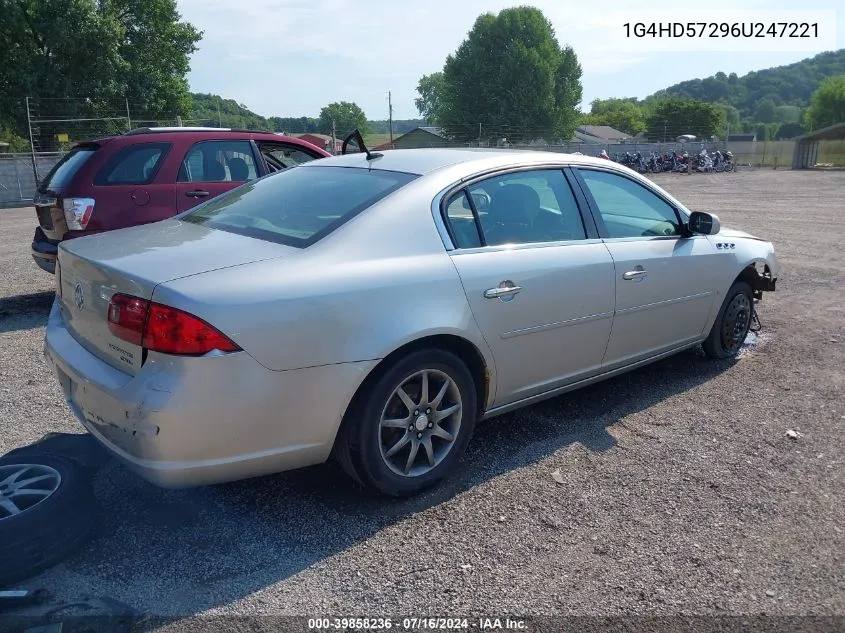 2006 Buick Lucerne Cxl VIN: 1G4HD57296U247221 Lot: 39858236