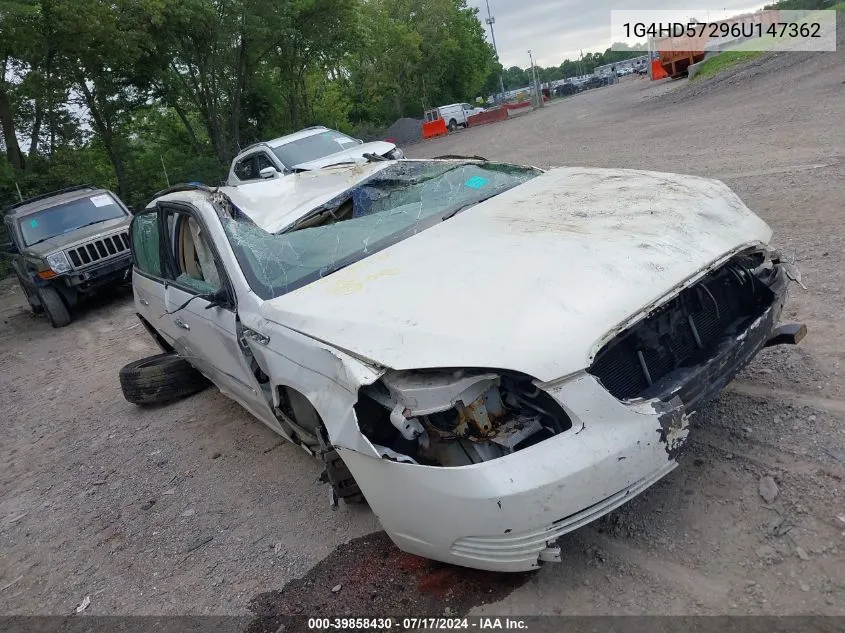 2006 Buick Lucerne Cxl VIN: 1G4HD57296U147362 Lot: 39858430