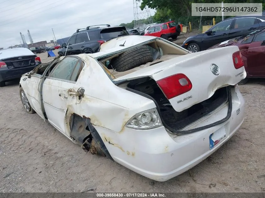 2006 Buick Lucerne Cxl VIN: 1G4HD57296U147362 Lot: 39858430