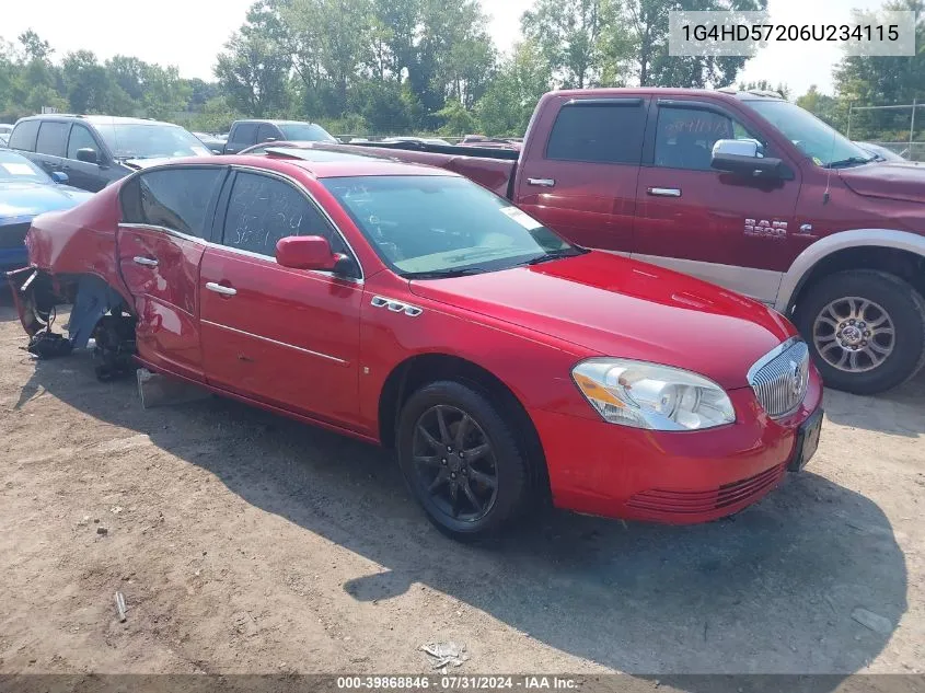 1G4HD57206U234115 2006 Buick Lucerne Cxl