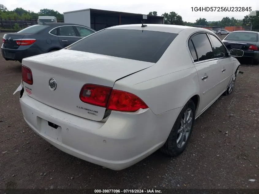 2006 Buick Lucerne Cxl VIN: 1G4HD57256U232845 Lot: 39877096