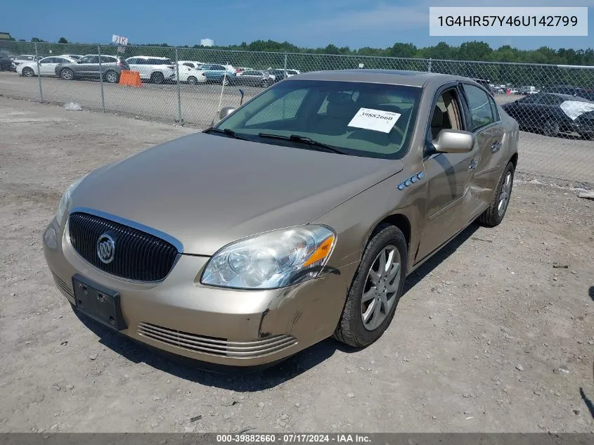 2006 Buick Lucerne Cxl VIN: 1G4HR57Y46U142799 Lot: 39882660