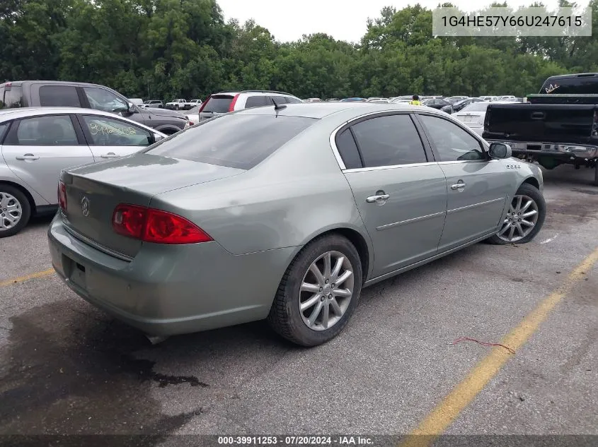 1G4HE57Y66U247615 2006 Buick Lucerne Cxs