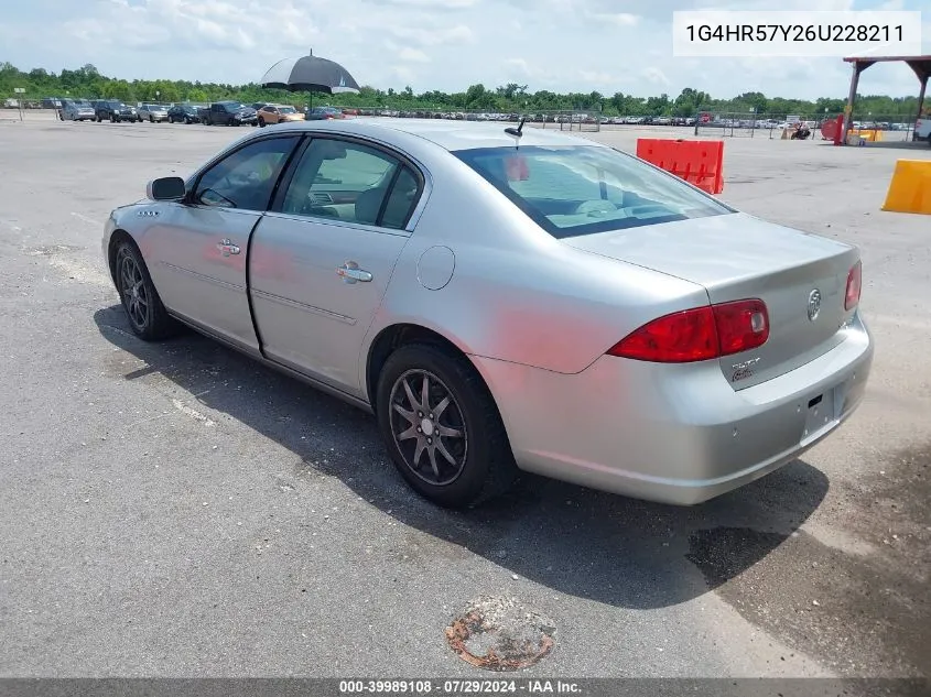 1G4HR57Y26U228211 2006 Buick Lucerne Cxl