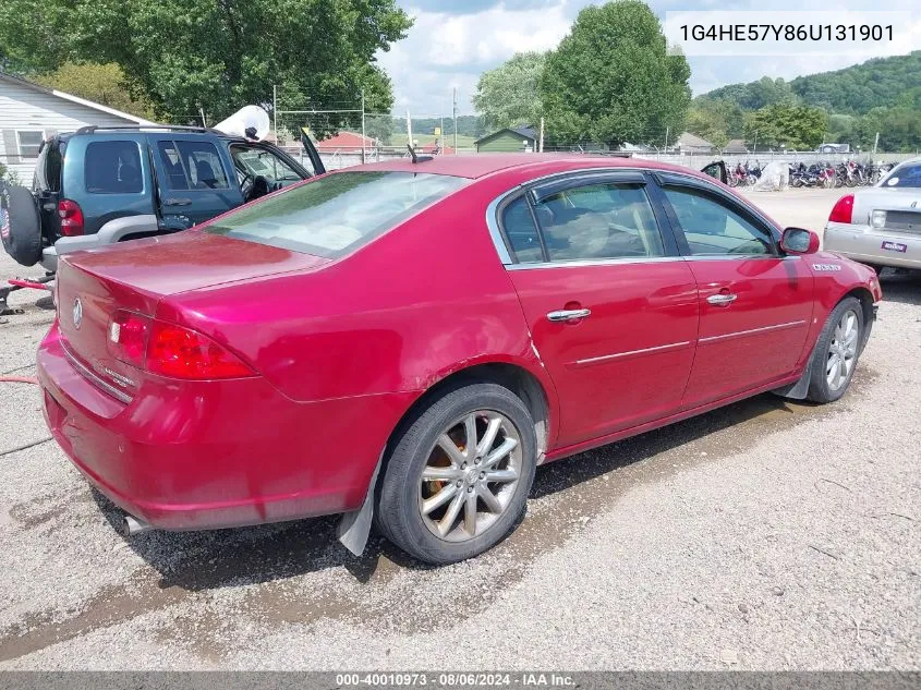 2006 Buick Lucerne Cxs VIN: 1G4HE57Y86U131901 Lot: 40010973