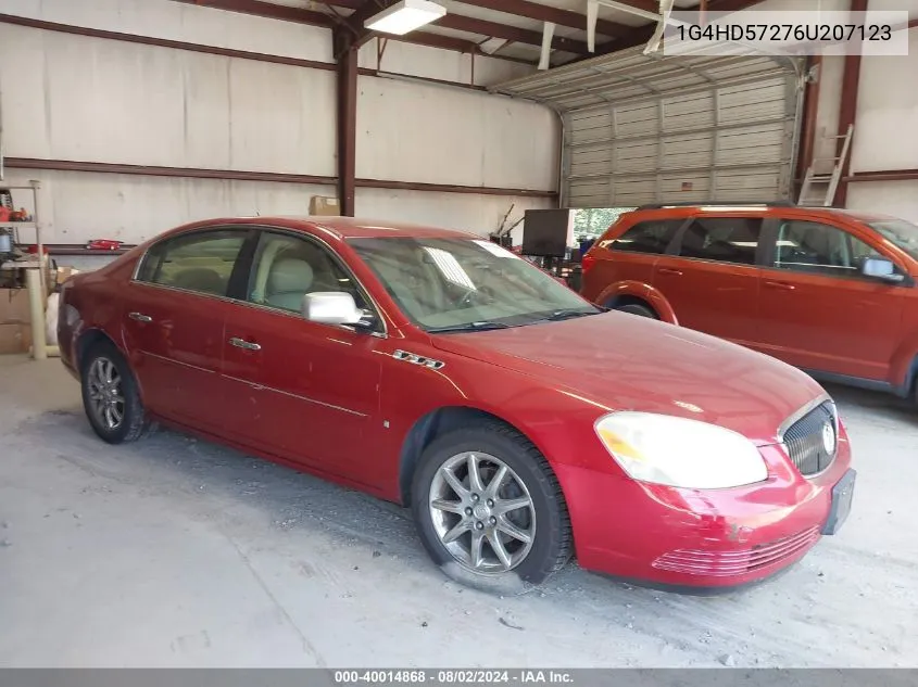 1G4HD57276U207123 2006 Buick Lucerne Cxl