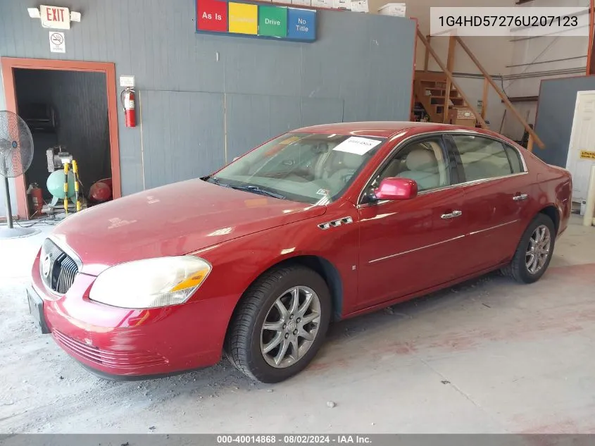 1G4HD57276U207123 2006 Buick Lucerne Cxl