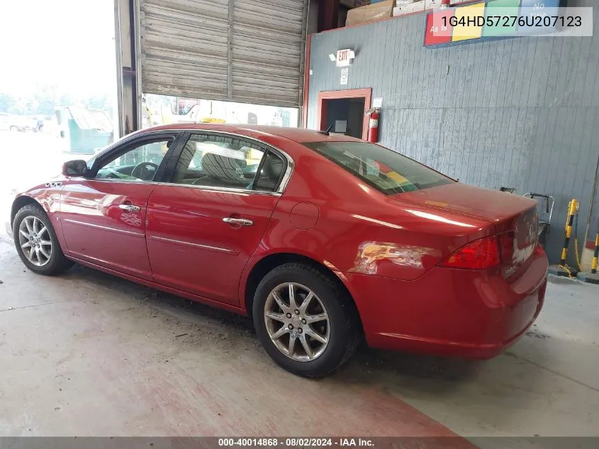 1G4HD57276U207123 2006 Buick Lucerne Cxl