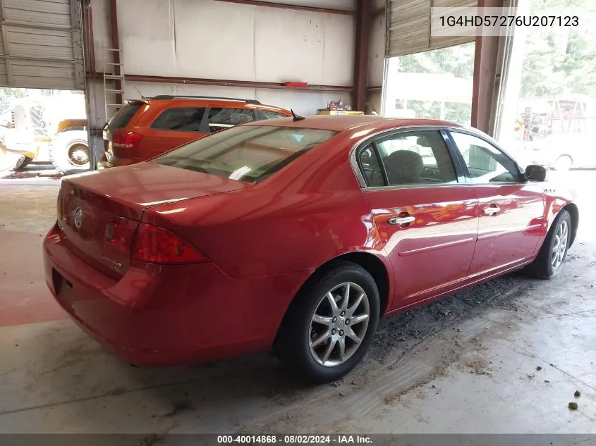 2006 Buick Lucerne Cxl VIN: 1G4HD57276U207123 Lot: 40014868