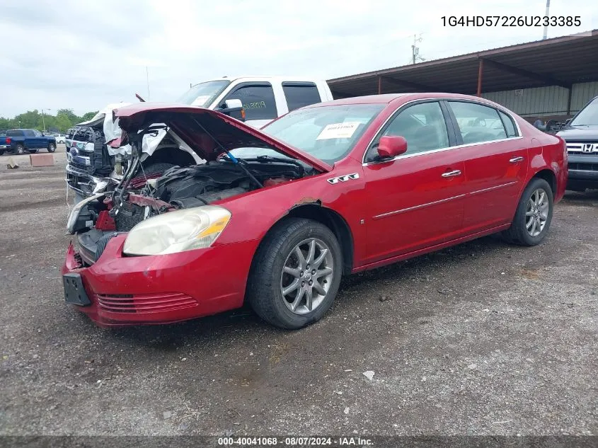 1G4HD57226U233385 2006 Buick Lucerne Cxl