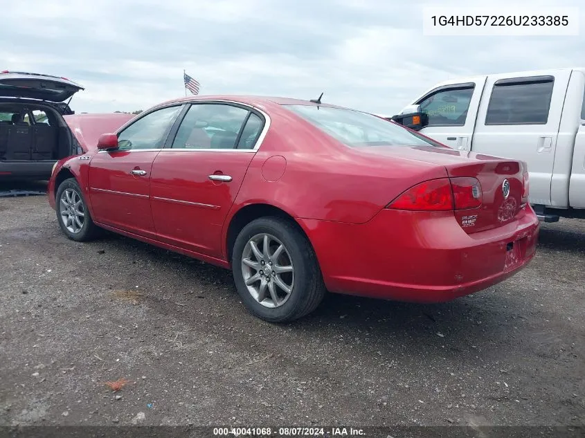 1G4HD57226U233385 2006 Buick Lucerne Cxl