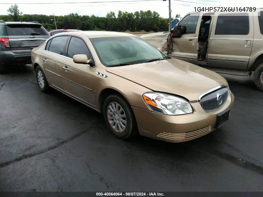 2006 Buick Lucerne Cx VIN: 1G4HP572X6U164789 Lot: 40064064