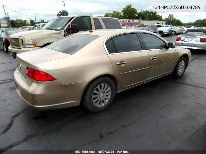 1G4HP572X6U164789 2006 Buick Lucerne Cx