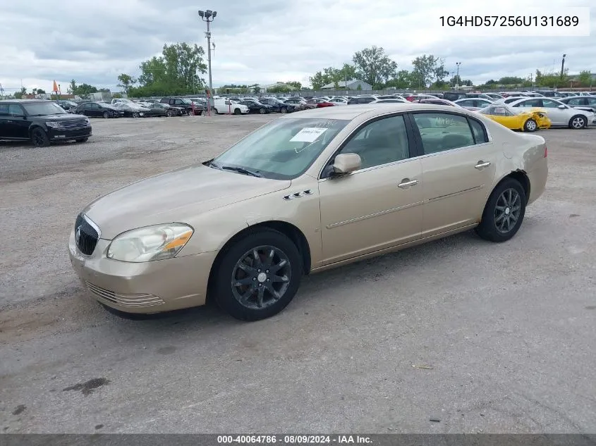 2006 Buick Lucerne Cxl VIN: 1G4HD57256U131689 Lot: 40064786