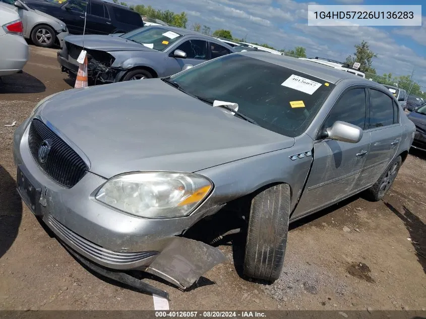 1G4HD57226U136283 2006 Buick Lucerne Cxl