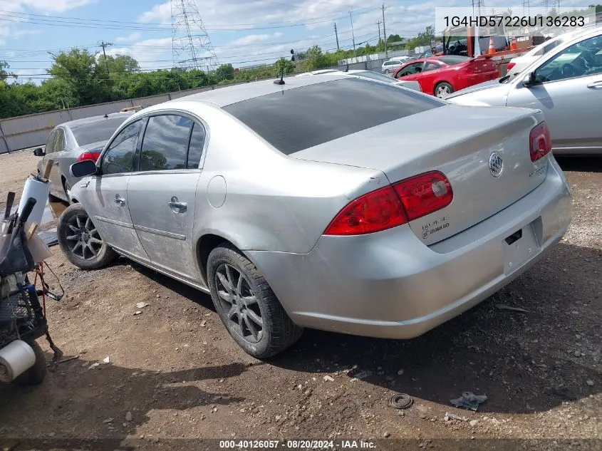 1G4HD57226U136283 2006 Buick Lucerne Cxl