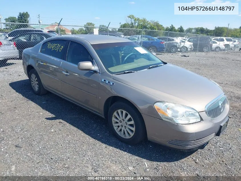 2006 Buick Lucerne Cx VIN: 1G4HP57266U148797 Lot: 40195318