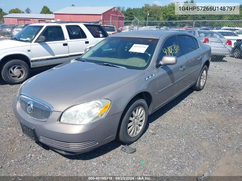 2006 Buick Lucerne Cx VIN: 1G4HP57266U148797 Lot: 40195318