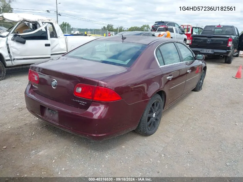 2006 Buick Lucerne Cxl VIN: 1G4HD57236U182561 Lot: 40316530