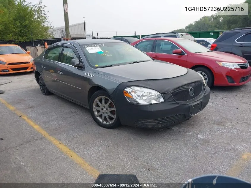 2006 Buick Lucerne Cxl VIN: 1G4HD57236U225716 Lot: 40337694