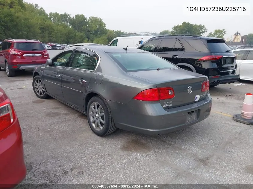 2006 Buick Lucerne Cxl VIN: 1G4HD57236U225716 Lot: 40337694