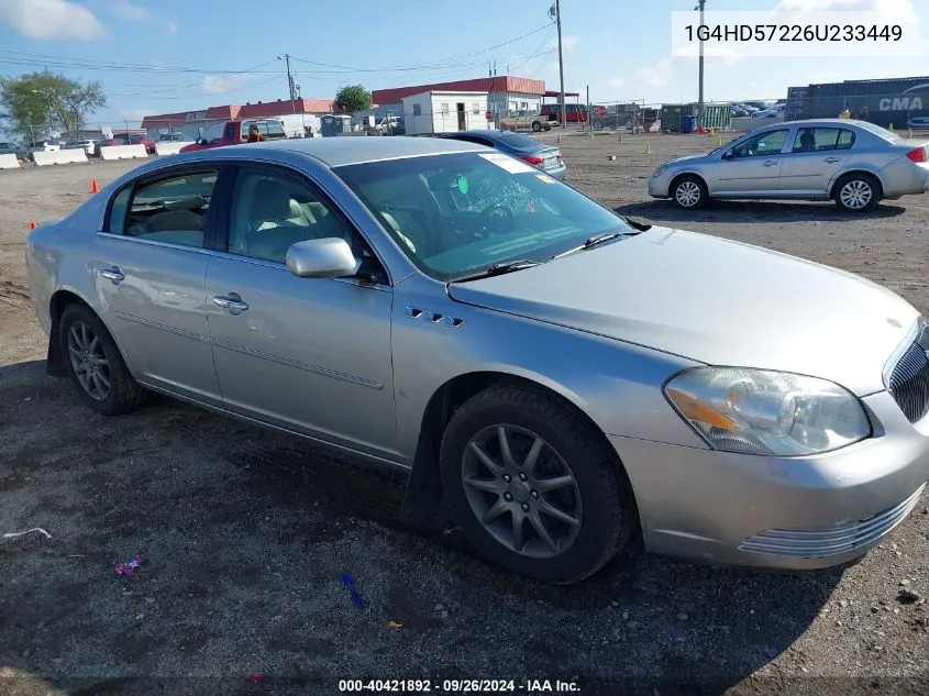 1G4HD57226U233449 2006 Buick Lucerne Cxl