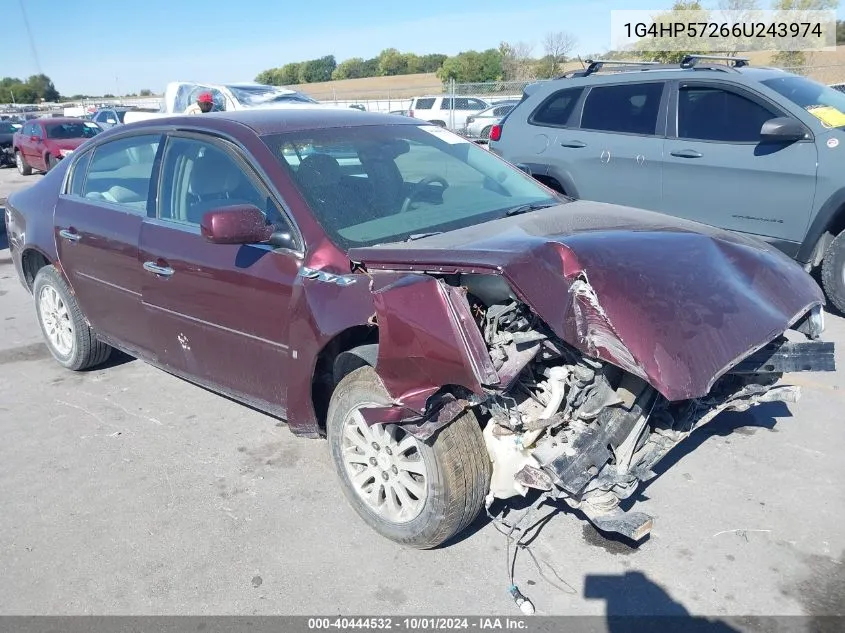 1G4HP57266U243974 2006 Buick Lucerne Cx