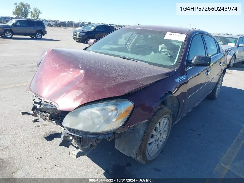 1G4HP57266U243974 2006 Buick Lucerne Cx