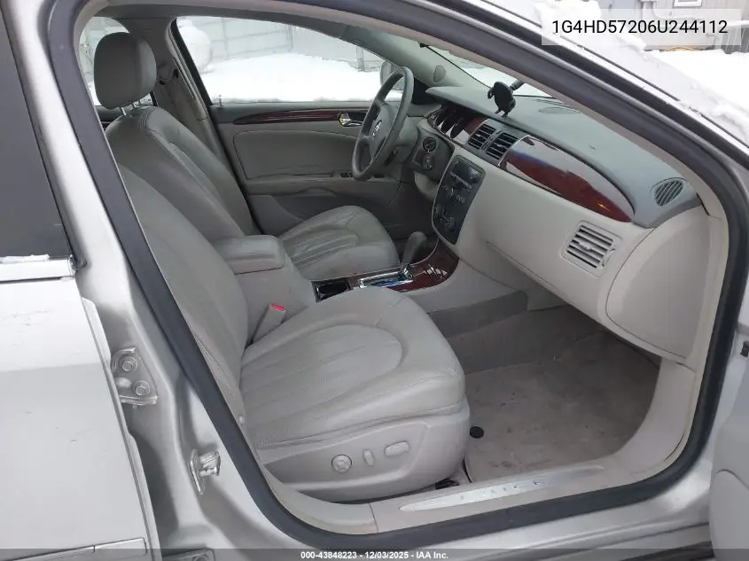 1G4HD57206U244112 2006 Buick Lucerne Cxl