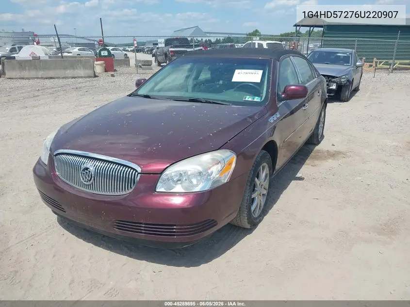 2006 Buick Lucerne Cxl VIN: 1G4HD57276U220907 Lot: 45289895