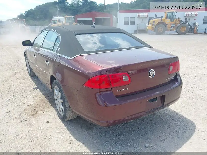 2006 Buick Lucerne Cxl VIN: 1G4HD57276U220907 Lot: 45289895