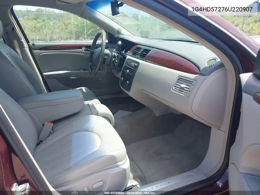 2006 Buick Lucerne Cxl VIN: 1G4HD57276U220907 Lot: 45289895