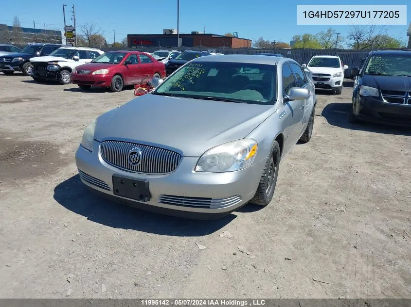 1G4HD57297U177205 2007 Buick Lucerne Cxl