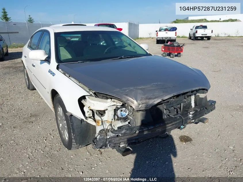 1G4HP57287U231259 2007 Buick Lucerne