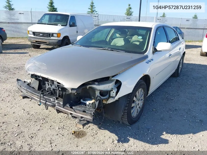 1G4HP57287U231259 2007 Buick Lucerne