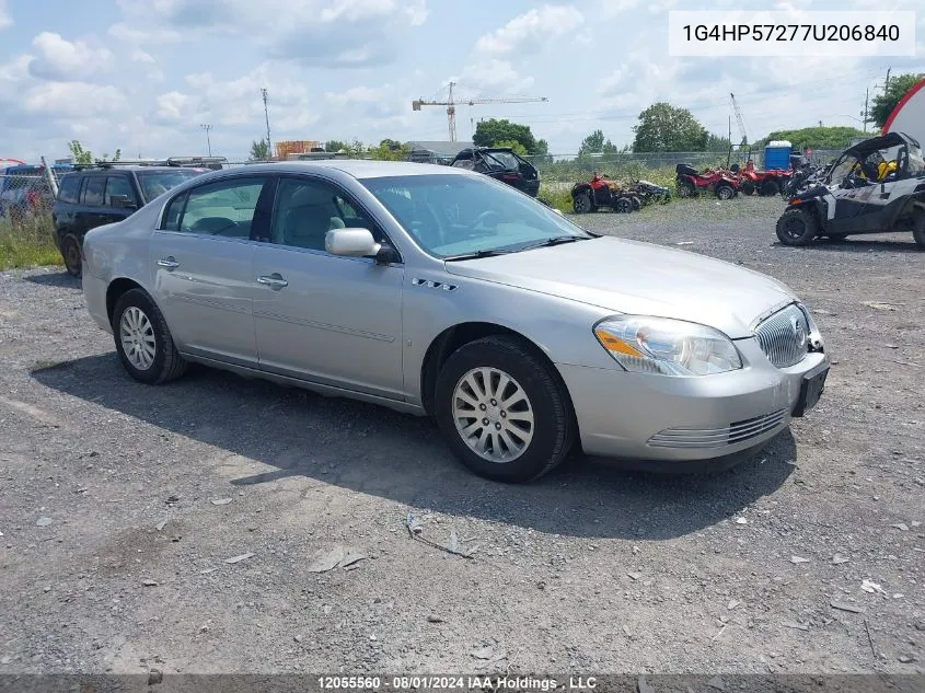 1G4HP57277U206840 2007 Buick Lucerne