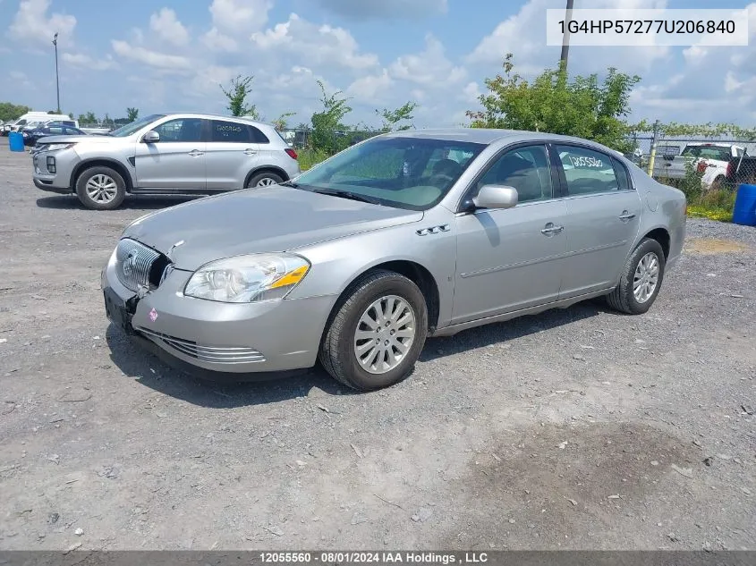 2007 Buick Lucerne VIN: 1G4HP57277U206840 Lot: 12055560